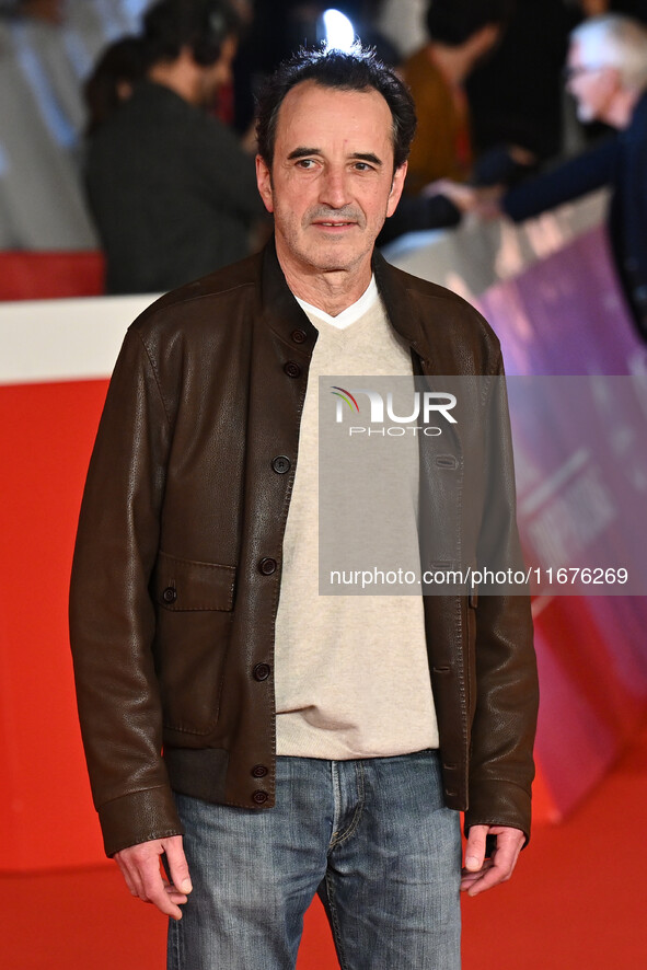 Bruno Todeschini attends the ''Paradiso in vendita'' red carpet during the 19th Rome Film Festival at Auditorium Parco Della Musica in Rome,...