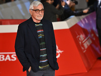 Luc Merenda attends the ''Paradiso in vendita'' red carpet during the 19th Rome Film Festival at Auditorium Parco Della Musica in Rome, Ital...