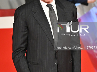 Luca Barbareschi attends the ''Paradiso in vendita'' red carpet during the 19th Rome Film Festival at Auditorium Parco Della Musica in Rome,...