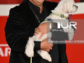 Guillermo Mariotto attends the ''Paradiso in vendita'' red carpet during the 19th Rome Film Festival at Auditorium Parco Della Musica in Rom...