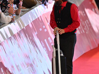 Vinicio Capossela attends the ''Natale fuori orario'' red carpet during the 19th Rome Film Festival at Auditorium Parco Della Musica in Rome...