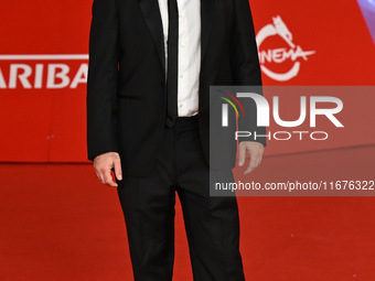 Gianfranco Firriolo attends the ''Natale fuori orario'' red carpet during the 19th Rome Film Festival at Auditorium Parco Della Musica in Ro...