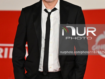 Gianfranco Firriolo attends the ''Natale fuori orario'' red carpet during the 19th Rome Film Festival at Auditorium Parco Della Musica in Ro...