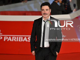 Gianfranco Firriolo attends the ''Natale fuori orario'' red carpet during the 19th Rome Film Festival at Auditorium Parco Della Musica in Ro...