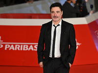 Gianfranco Firriolo attends the ''Natale fuori orario'' red carpet during the 19th Rome Film Festival at Auditorium Parco Della Musica in Ro...