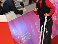 Vinicio Capossela attends the ''Natale fuori orario'' red carpet during the 19th Rome Film Festival at Auditorium Parco Della Musica in Rome...