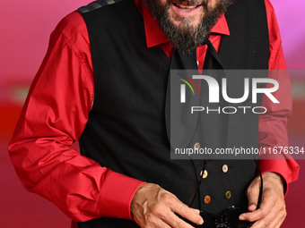 Vinicio Capossela attends the ''Natale fuori orario'' red carpet during the 19th Rome Film Festival at Auditorium Parco Della Musica in Rome...