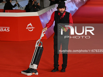 Vinicio Capossela attends the ''Natale fuori orario'' red carpet during the 19th Rome Film Festival at Auditorium Parco Della Musica in Rome...