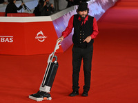 Vinicio Capossela attends the ''Natale fuori orario'' red carpet during the 19th Rome Film Festival at Auditorium Parco Della Musica in Rome...