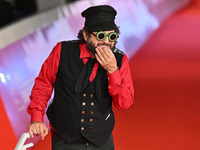 Vinicio Capossela attends the ''Natale fuori orario'' red carpet during the 19th Rome Film Festival at Auditorium Parco Della Musica in Rome...