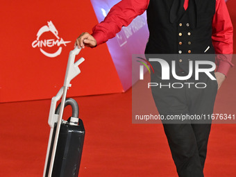 Vinicio Capossela attends the ''Natale fuori orario'' red carpet during the 19th Rome Film Festival at Auditorium Parco Della Musica in Rome...