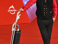 Vinicio Capossela attends the ''Natale fuori orario'' red carpet during the 19th Rome Film Festival at Auditorium Parco Della Musica in Rome...