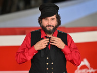 Vinicio Capossela attends the ''Natale fuori orario'' red carpet during the 19th Rome Film Festival at Auditorium Parco Della Musica in Rome...