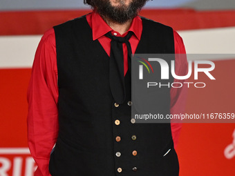 Vinicio Capossela attends the ''Natale fuori orario'' red carpet during the 19th Rome Film Festival at Auditorium Parco Della Musica in Rome...