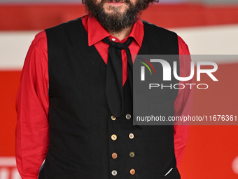 Vinicio Capossela attends the ''Natale fuori orario'' red carpet during the 19th Rome Film Festival at Auditorium Parco Della Musica in Rome...