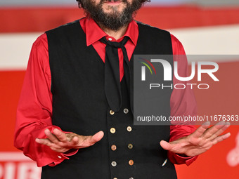 Vinicio Capossela attends the ''Natale fuori orario'' red carpet during the 19th Rome Film Festival at Auditorium Parco Della Musica in Rome...