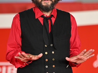 Vinicio Capossela attends the ''Natale fuori orario'' red carpet during the 19th Rome Film Festival at Auditorium Parco Della Musica in Rome...