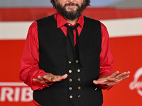 Vinicio Capossela attends the ''Natale fuori orario'' red carpet during the 19th Rome Film Festival at Auditorium Parco Della Musica in Rome...