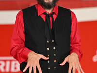 Vinicio Capossela attends the ''Natale fuori orario'' red carpet during the 19th Rome Film Festival at Auditorium Parco Della Musica in Rome...