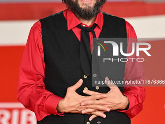 Vinicio Capossela attends the ''Natale fuori orario'' red carpet during the 19th Rome Film Festival at Auditorium Parco Della Musica in Rome...