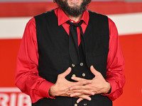 Vinicio Capossela attends the ''Natale fuori orario'' red carpet during the 19th Rome Film Festival at Auditorium Parco Della Musica in Rome...