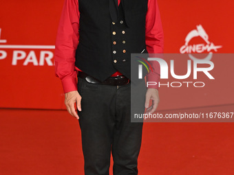 Vinicio Capossela attends the ''Natale fuori orario'' red carpet during the 19th Rome Film Festival at Auditorium Parco Della Musica in Rome...