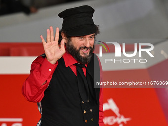 Vinicio Capossela attends the ''Natale fuori orario'' red carpet during the 19th Rome Film Festival at Auditorium Parco Della Musica in Rome...