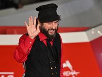 Vinicio Capossela attends the ''Natale fuori orario'' red carpet during the 19th Rome Film Festival at Auditorium Parco Della Musica in Rome...