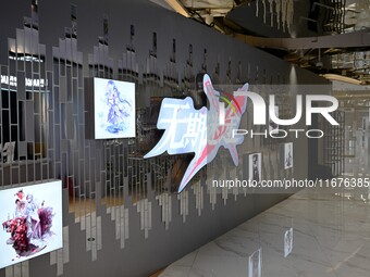 A view of the Light Film exhibition themed on the game ''Path to Nowhere'' in Shanghai, China, on October 18, 2024. (