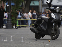 A police operation follows an attack on Diana Sanchez Barrios, leader of traders in the Historic Centre of Mexico City, Mexico, on October 1...