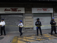 A police operation follows an attack on Diana Sanchez Barrios, leader of traders in the Historic Centre of Mexico City, Mexico, on October 1...