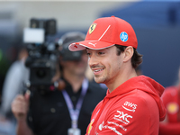 Charles Leclerc is in the paddock at Circuit of the Americas in Austin, Texas, on October 17, 2024. (