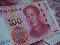 In Hangzhou, China, on October 18, 2024, a photo shows Chinese yuan. On the same day, the Bank of China, Industrial and Commercial Bank of C...