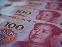 In Hangzhou, China, on October 18, 2024, a photo shows Chinese yuan. On the same day, the Bank of China, Industrial and Commercial Bank of C...