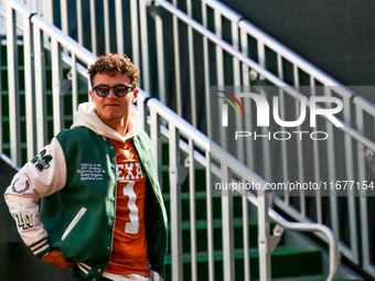 Lando Norris of the UK drives the McLaren F1 Team MCL38 Mercedes during the Formula 1 Pirelli United States Grand Prix 2024 in Austin, USA,...