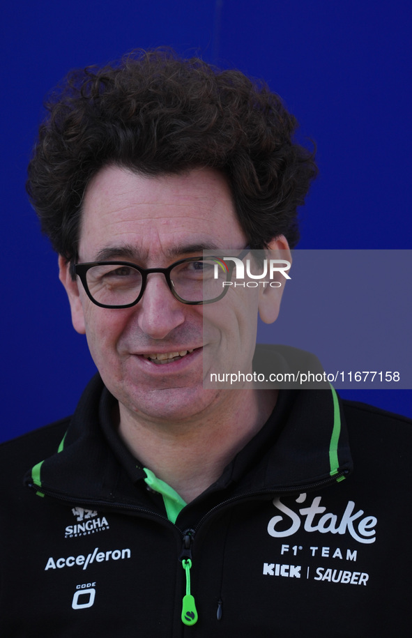 Mattia Binotto, Managing Director of Sauber Motorsport, is present during the Formula 1 Pirelli United States Grand Prix 2024 in Austin, USA...