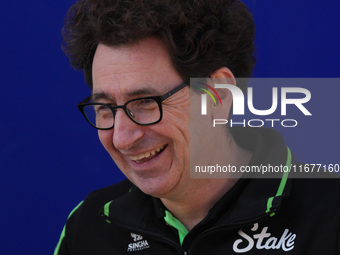 Mattia Binotto, Managing Director of Sauber Motorsport, is present during the Formula 1 Pirelli United States Grand Prix 2024 in Austin, USA...