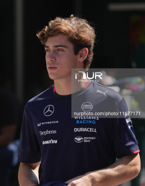 Franco Colapinto of Argentina drives the (43) Williams Racing FW46 Mercedes during the Formula 1 Pirelli United States Grand Prix 2024 in Au...