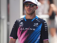 Pierre Gasly of France drives the (10) BWT Alpine F1 Team A524 Renault during the Formula 1 Pirelli United States Grand Prix 2024 in Austin,...