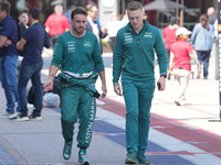 Fernando Alonso of Spain drives the (14) Aston Martin Aramco Cognizant F1 Team AMR24 Mercedes during the Formula 1 Pirelli United States Gra...