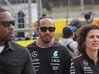 Lewis Hamilton of the UK drives the (44) Mercedes-AMG Petronas F1 Team F1 W15 E Performance Mercedes during the Formula 1 Pirelli United Sta...