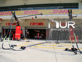 Pit of Scuderia Ferrari SF-24 Ferrari (