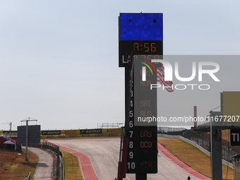 A view of the Circuit of the Americas during the Formula 1 Pirelli United States Grand Prix 2024 in Austin, USA, on October 17, 2024. (