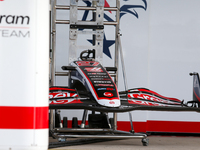 The front wing of the MoneyGram Haas F1 Team VF-24 Ferrari is present during the Formula 1 Pirelli United States Grand Prix 2024 in Austin,...