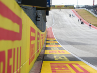 A view of the Circuit of the Americas during the Formula 1 Pirelli United States Grand Prix 2024 in Austin, USA, on October 17, 2024. (