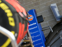 A detail of the front wing of the Williams Racing FW46 Mercedes during the Formula 1 Pirelli United States Grand Prix 2024 in Austin, USA, o...