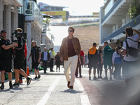 George Russell of the UK drives the (63) Mercedes-AMG Petronas F1 Team F1 W15 E Performance Mercedes during the Formula 1 Pirelli United Sta...