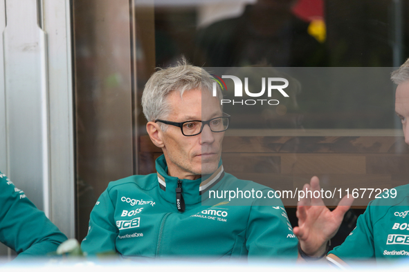 Mike Krack, Team Principal of Aston Martin Aramco Cognizant F1 Team, is present during the Formula 1 Pirelli United States Grand Prix 2024 i...