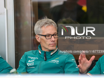 Mike Krack, Team Principal of Aston Martin Aramco Cognizant F1 Team, is present during the Formula 1 Pirelli United States Grand Prix 2024 i...