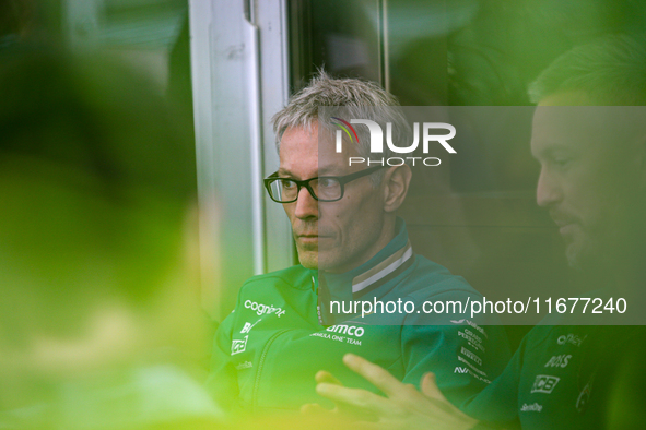 Mike Krack, Team Principal of Aston Martin Aramco Cognizant F1 Team, is present during the Formula 1 Pirelli United States Grand Prix 2024 i...